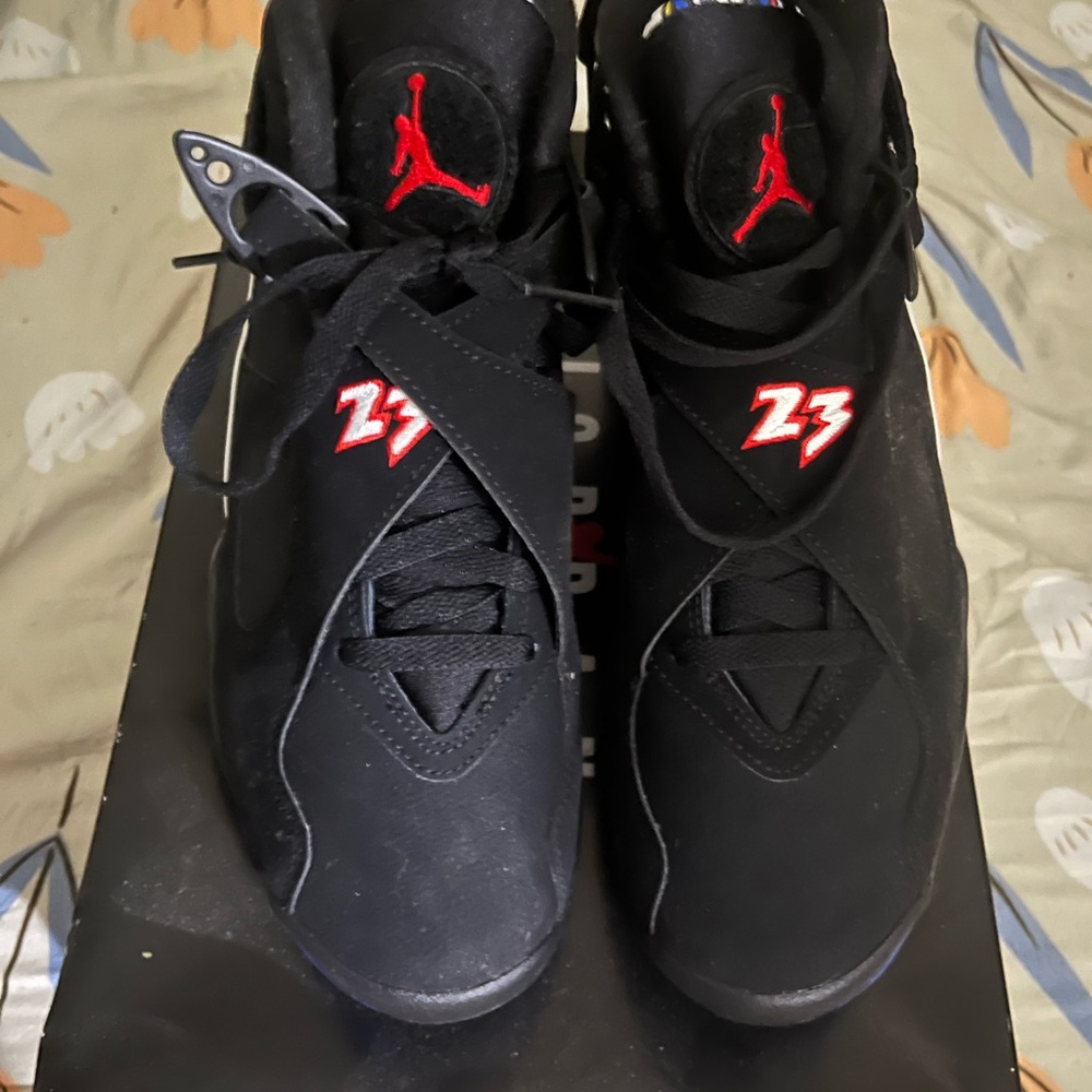 Air Jordan Black and Red Sneakers